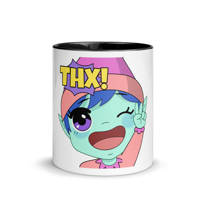 Thx Emoji Mug with Color Inside