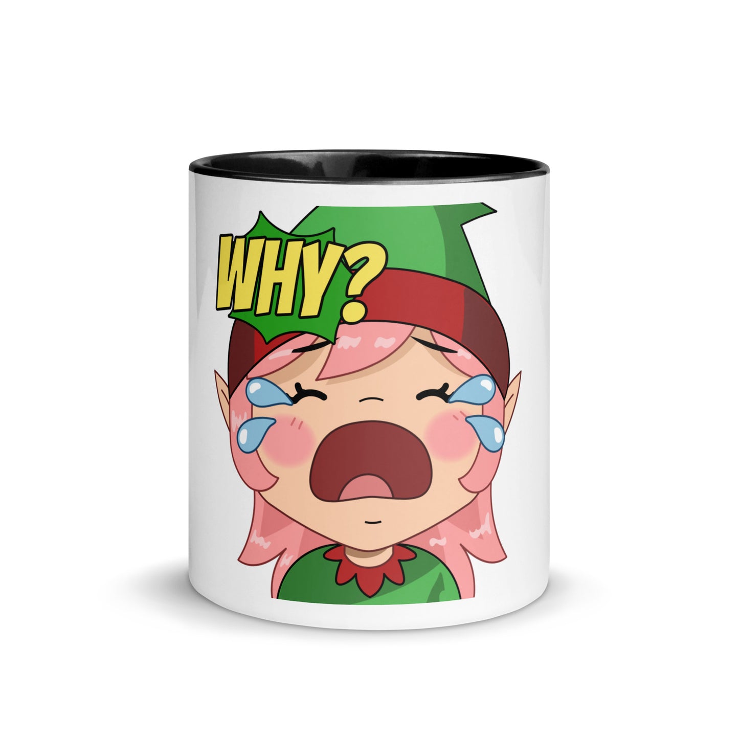 Why Emoji Mug with Color Inside