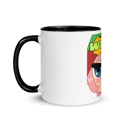 WTF Emoji Mug with Color Inside