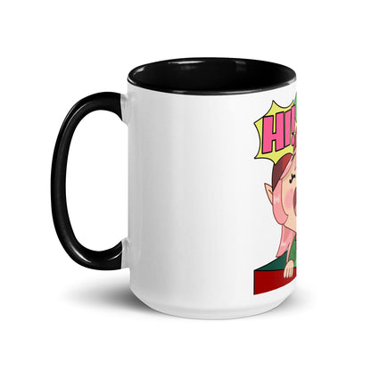 Hi Emoji Mug with Color Inside