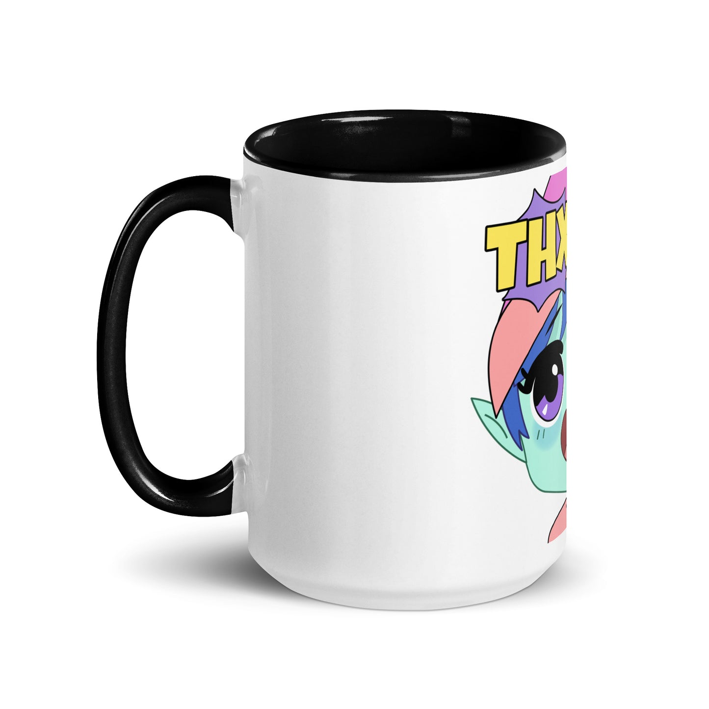 Thx Emoji Mug with Color Inside