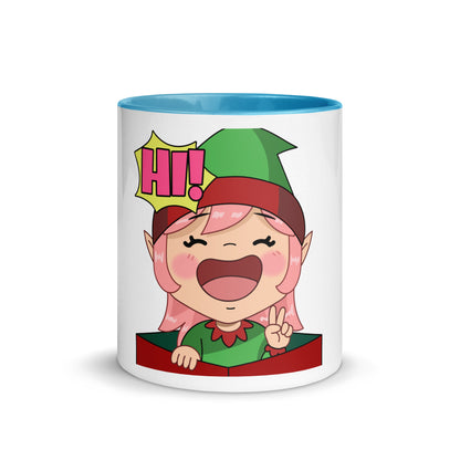 Hi Emoji Mug with Color Inside