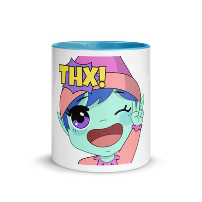 Thx Emoji Mug with Color Inside