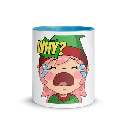 Why Emoji Mug with Color Inside