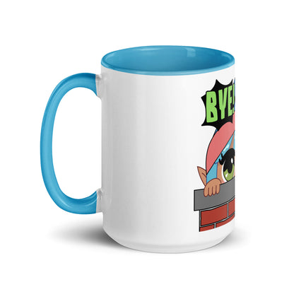 Bye Emoji Mug with Color Inside