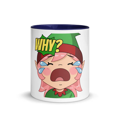 Why Emoji Mug with Color Inside