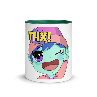 Thx Emoji Mug with Color Inside