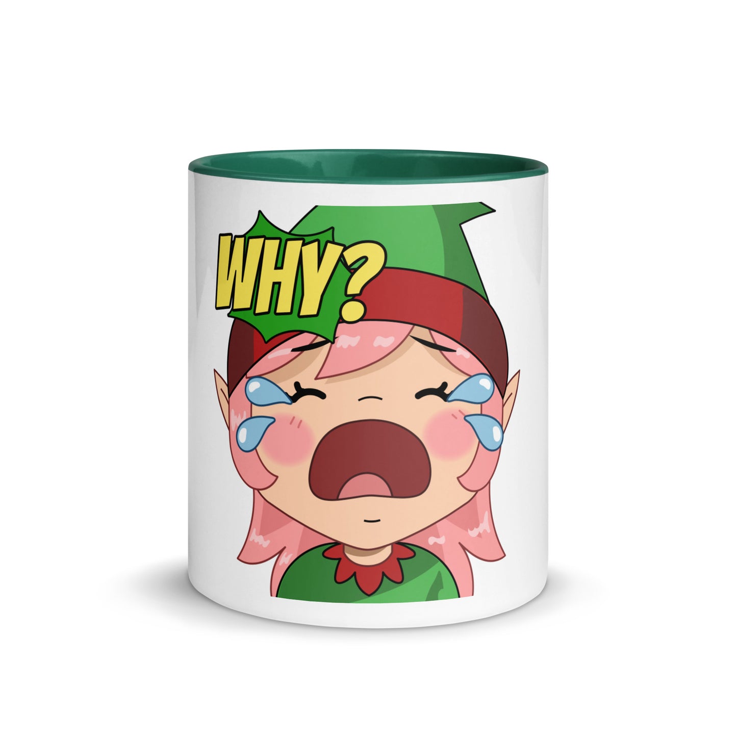 Why Emoji Mug with Color Inside