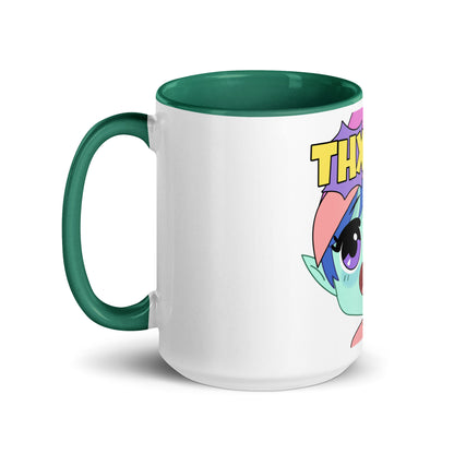 Thx Emoji Mug with Color Inside