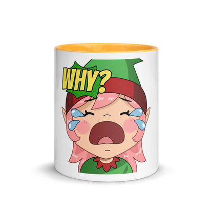 Why Emoji Mug with Color Inside