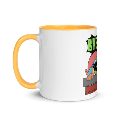 Bye Emoji Mug with Color Inside