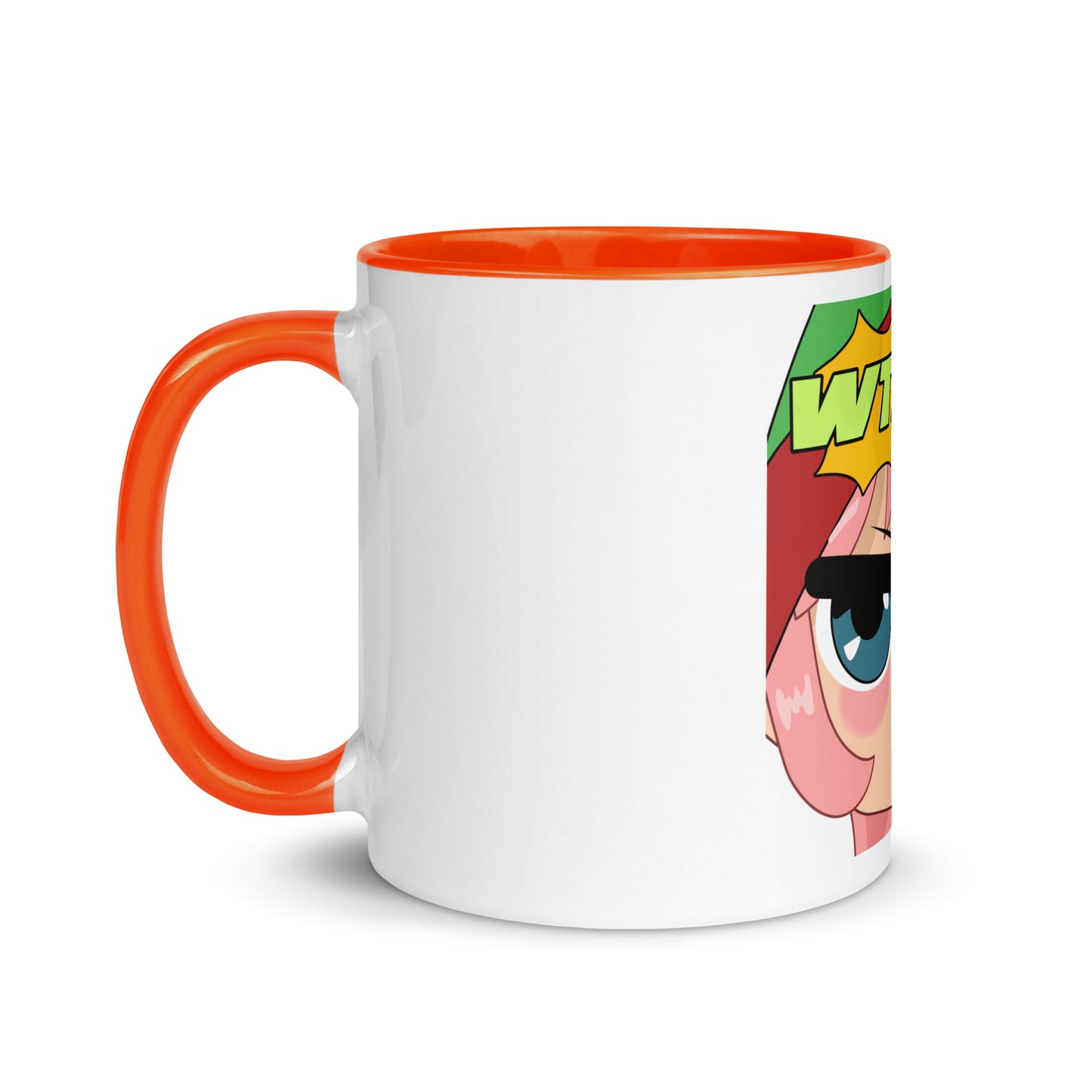 WTF Emoji Mug with Color Inside