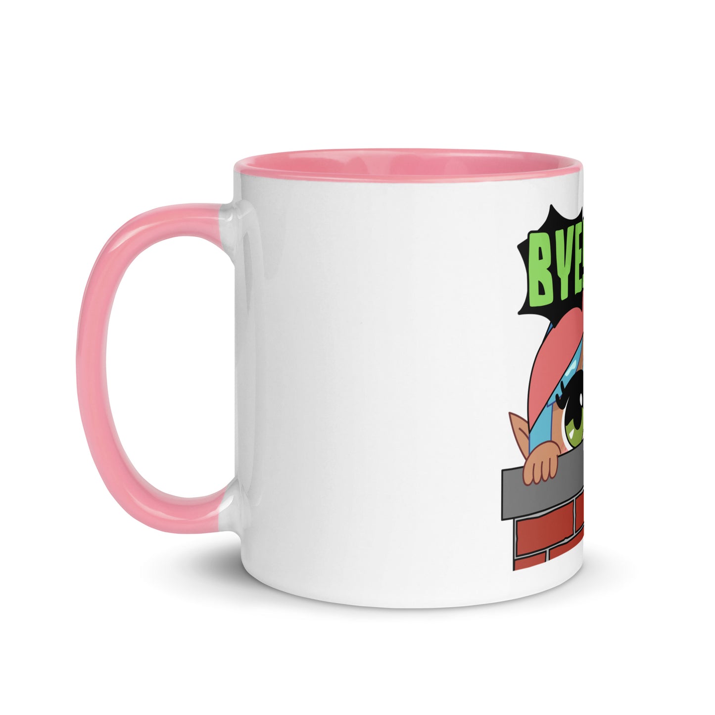 Bye Emoji Mug with Color Inside