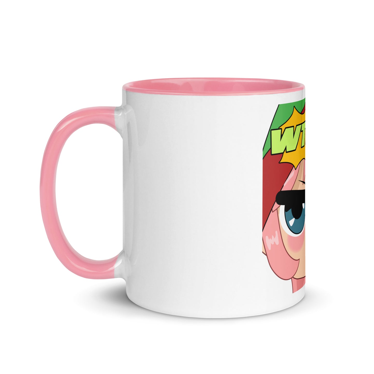 WTF Emoji Mug with Color Inside