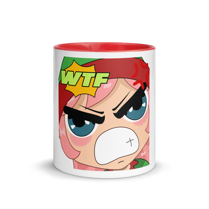 WTF Emoji Mug with Color Inside