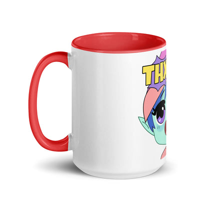 Thx Emoji Mug with Color Inside