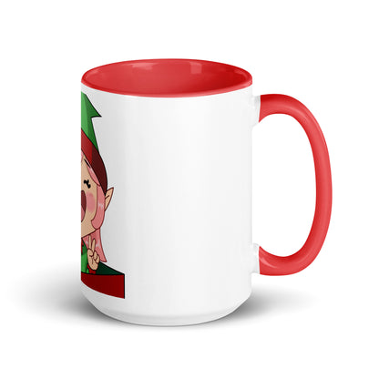 Hi Emoji Mug with Color Inside