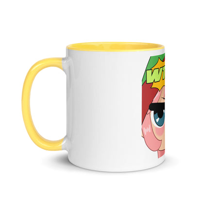 WTF Emoji Mug with Color Inside