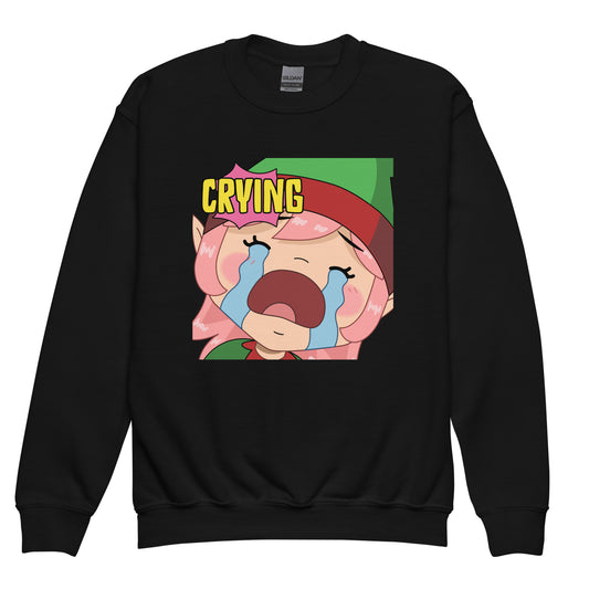 Crying Emoji Kids sweatshirt